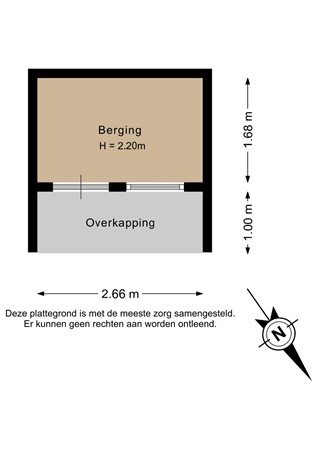 Floorplan - Haadstrjitte 16, 9141 TS Wierum